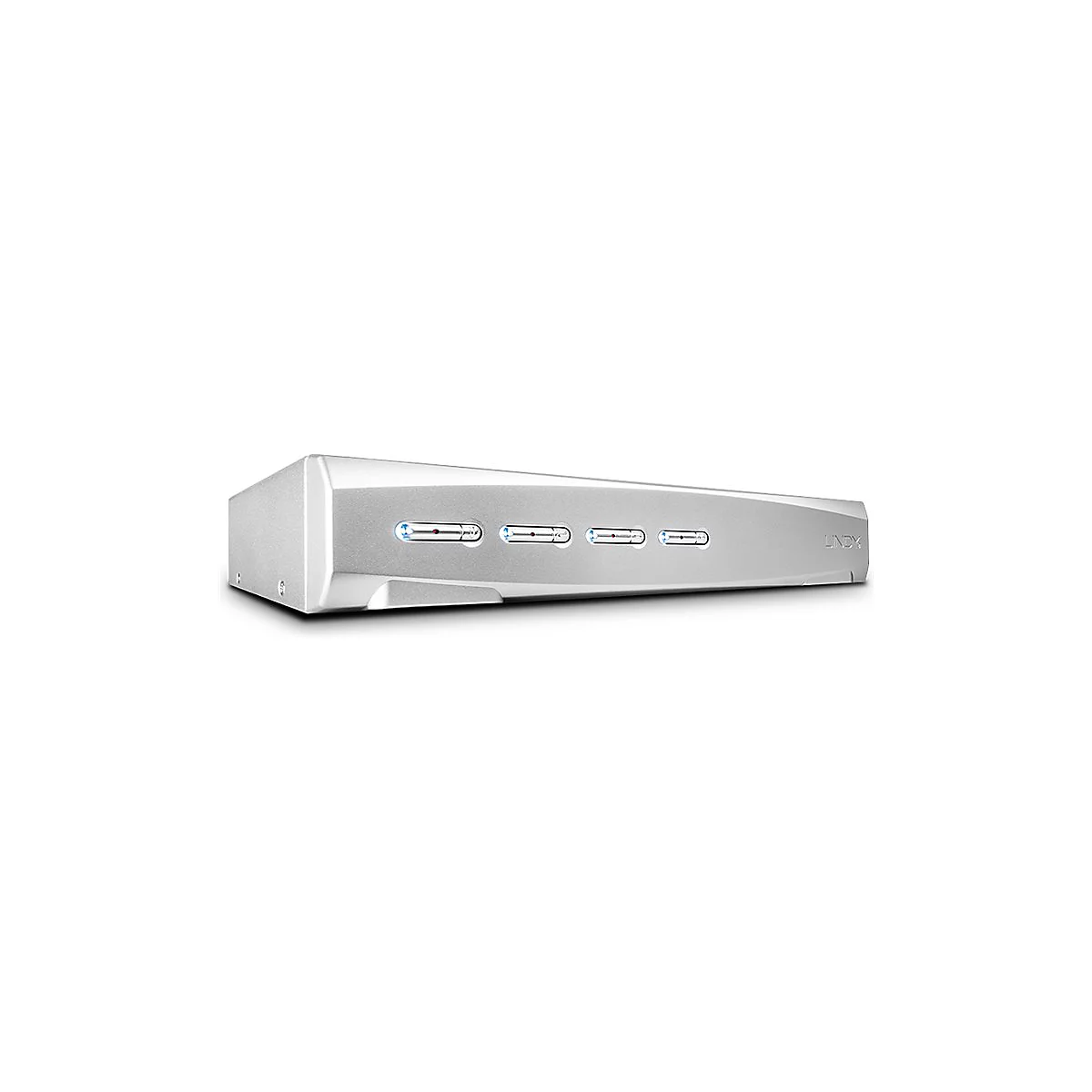 Lindy KVM Switch Pro DisplayPort USB 2.0 Audio - KVM-/Audio-/USB-Switch - 4 Anschlüsse