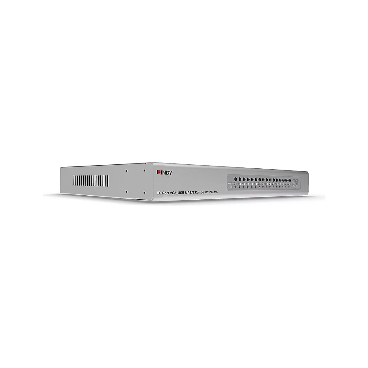 Lindy - KVM-Switch - VGA, USB & PS/2 Combo - 16 x KVM port(s) - 1 lokaler Benutzer - an Rack montierbar