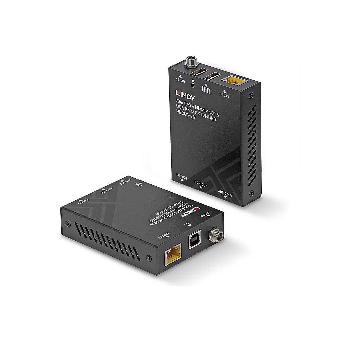 LINDY - Sender und Empfänger - KVM-/Audio-/USB-Extender - über CAT 6 - USB - bis zu 70 m