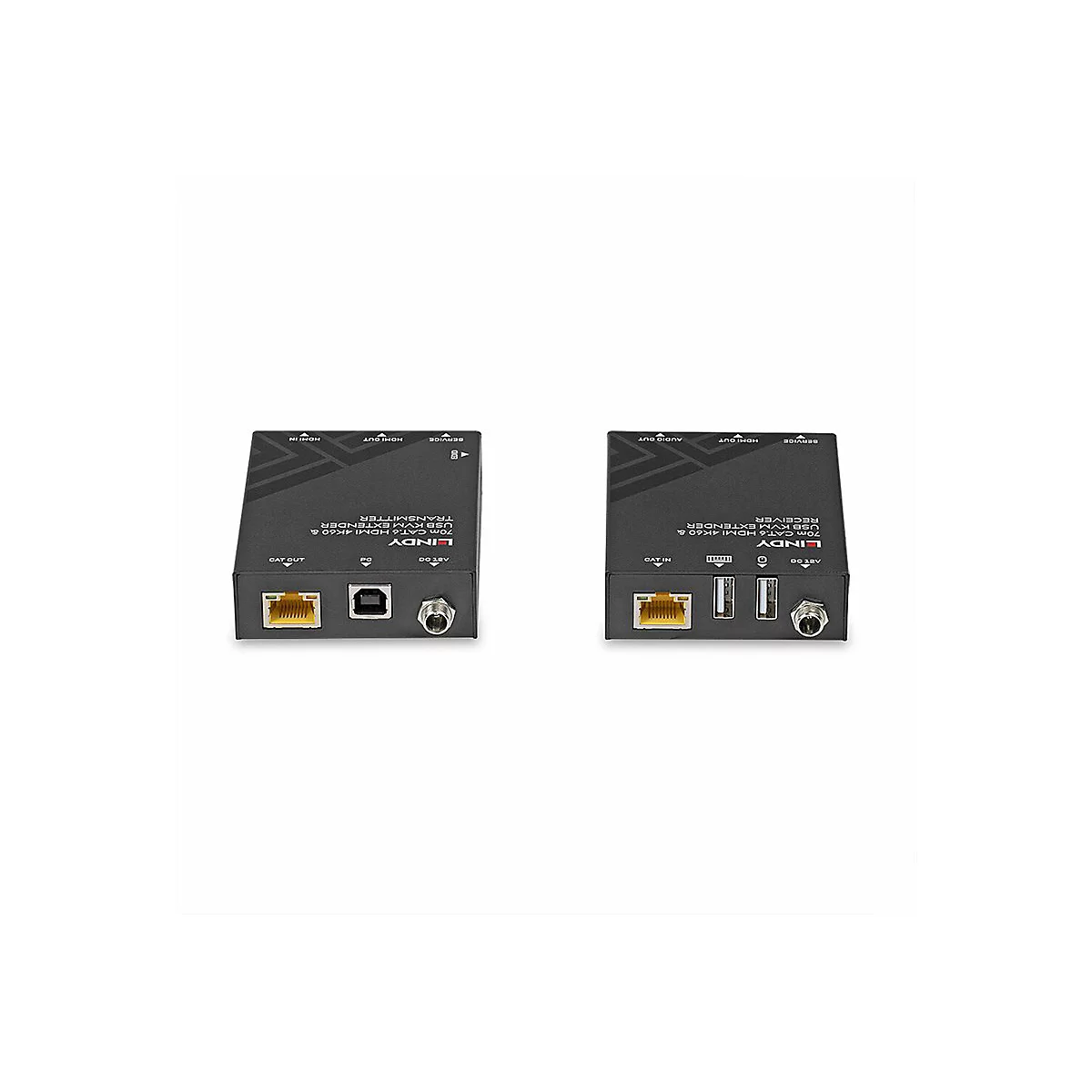 LINDY - Sender und Empfänger - KVM-/Audio-/USB-Extender - über CAT 6 - USB - bis zu 70 m