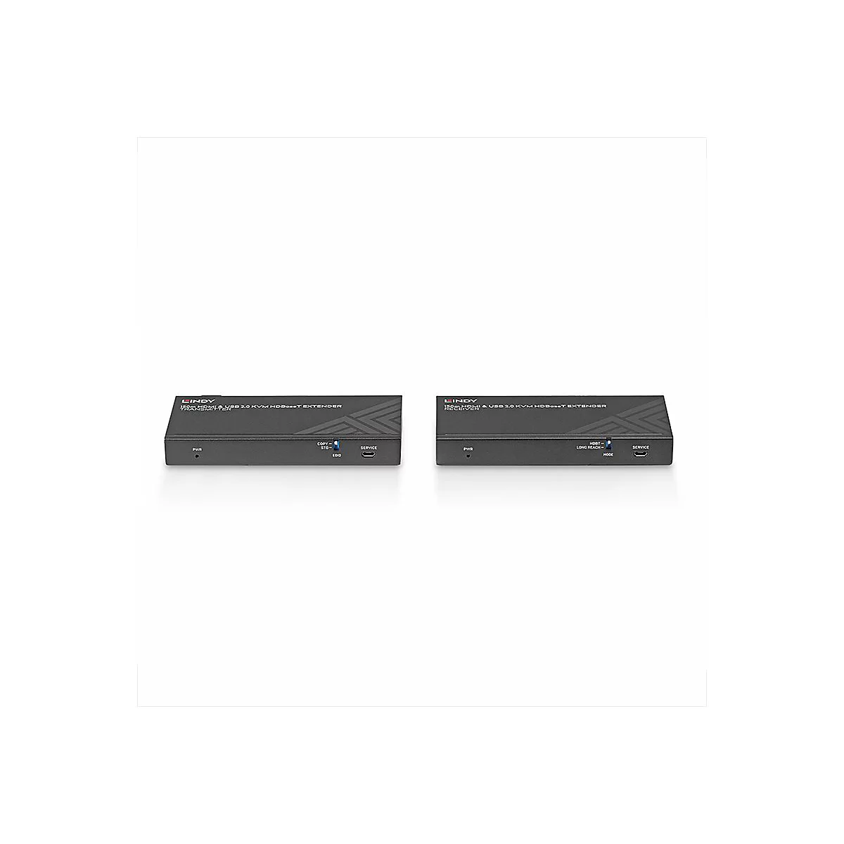 LINDY - Sender und Empfänger - KVM / Audio / USB / Infrarot / Netzwerk-Extender - HDBaseT, HDMI, USB 2.0 - über CAT 6 - bis zu 150 m