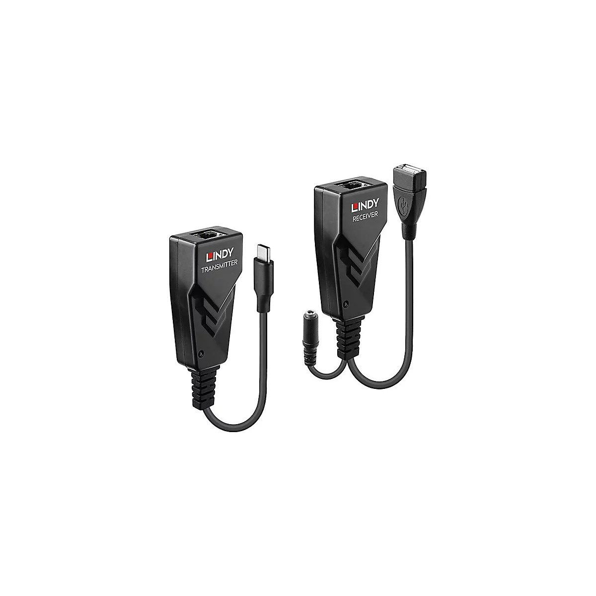LINDY - Sender und Empfänger - Netzwerkextender - USB 2.0 - über CAT 5e/6 - bis zu 100 m