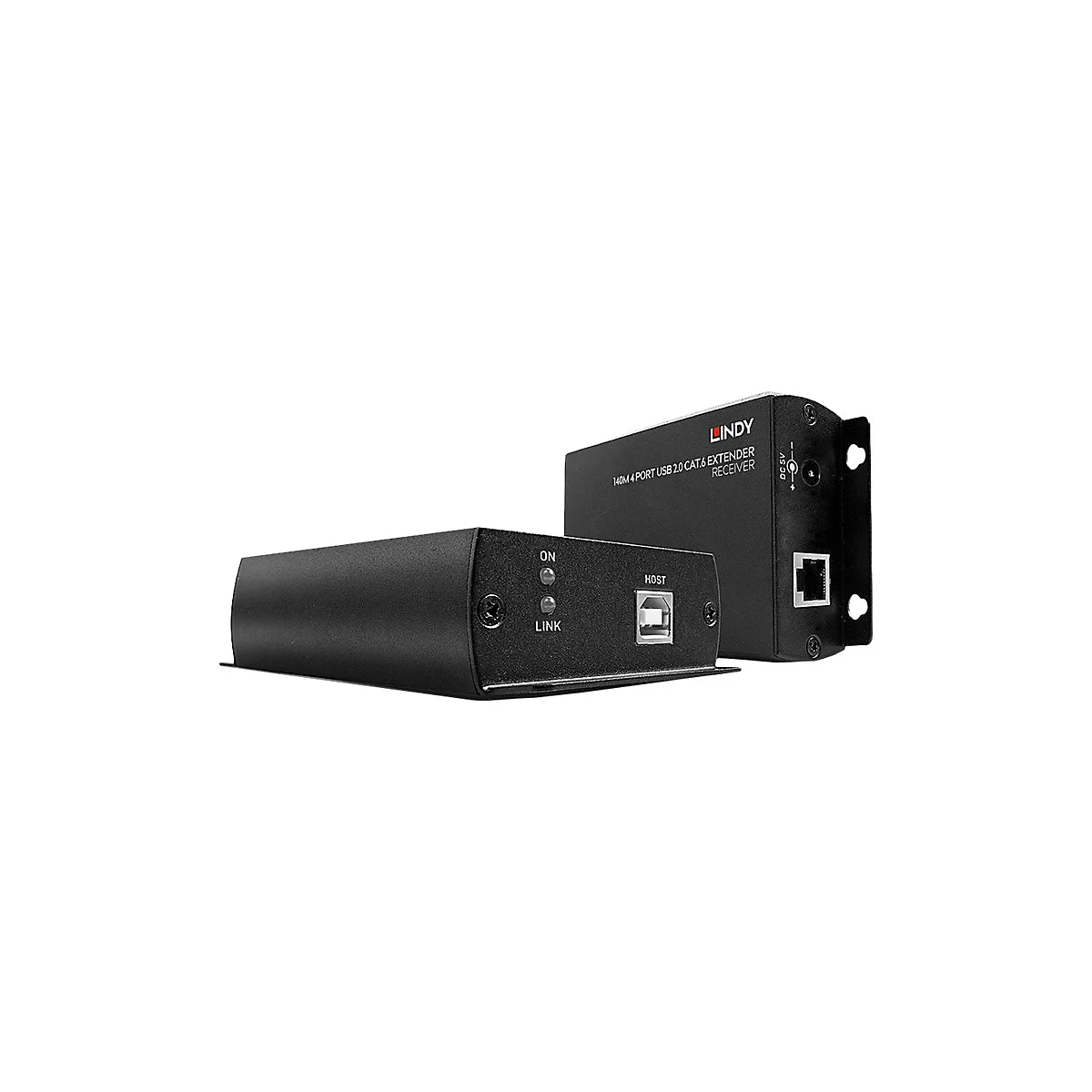LINDY - Sender und Empfänger - USB-Erweiterung - USB 2.0 - 4 Anschlüsse - bis zu 140 m