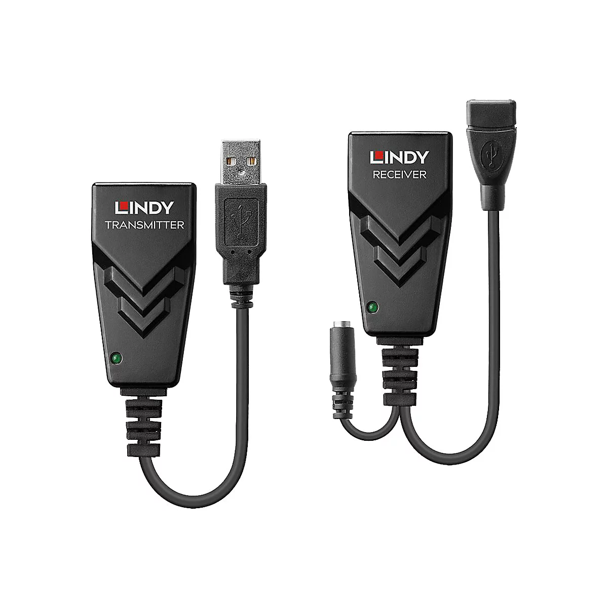 LINDY USB 2.0 Cat.5 Extender - Sender und Empfänger - USB-Erweiterung - USB, USB 2.0