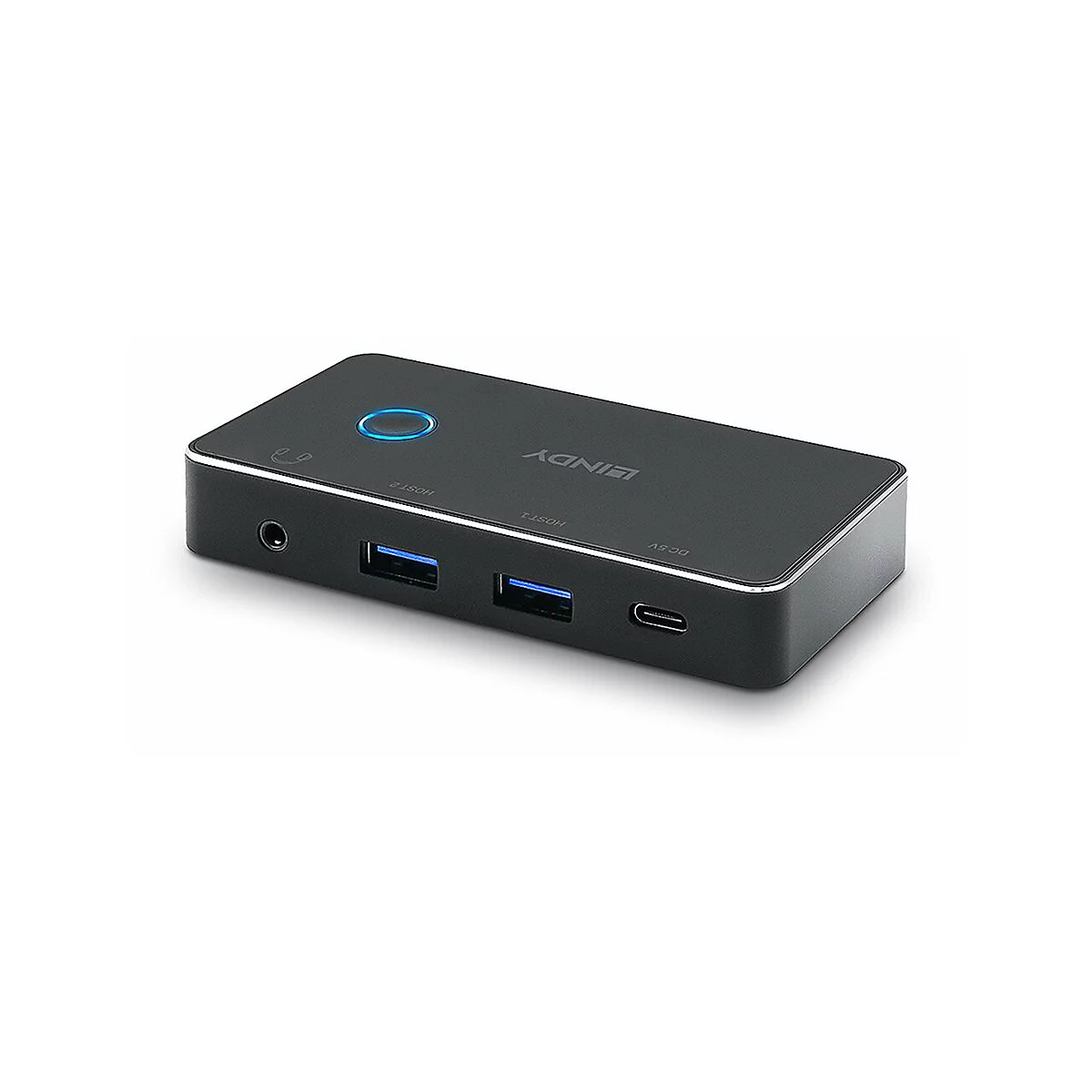 Lindy - USB-Umschalter für die gemeinsame Nutzung von Peripheriegeräten - 2:4 - 4 x USB 3.2 Gen 1 + 2 x USB 3.2 Gen 1 - Desktop