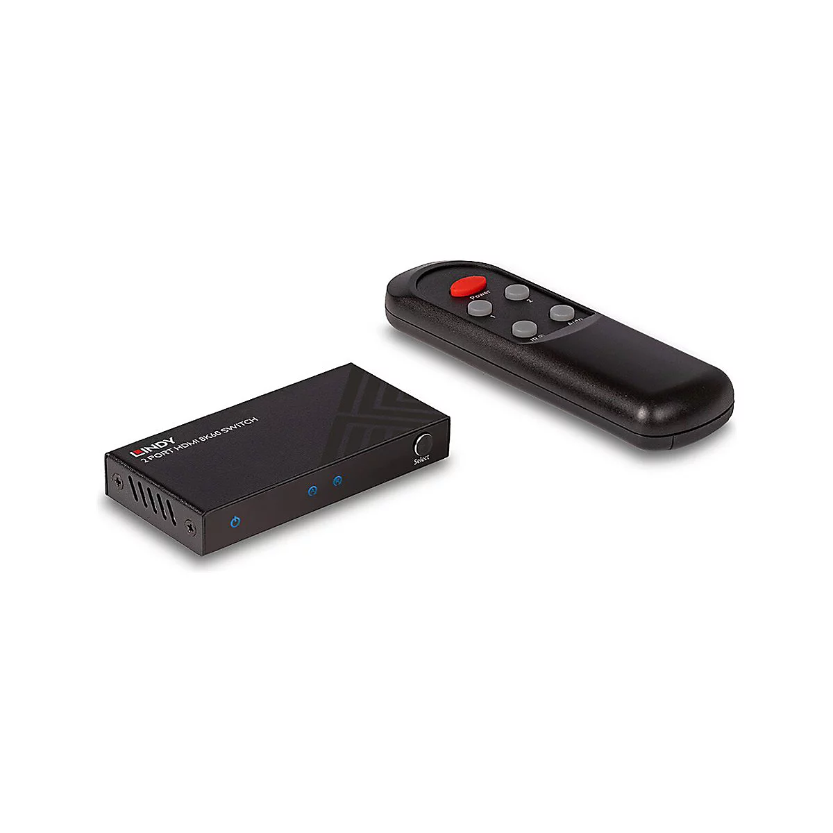 Lindy - Video/Audio-Schalter - 8K60 - 2 x HDMI - Desktop