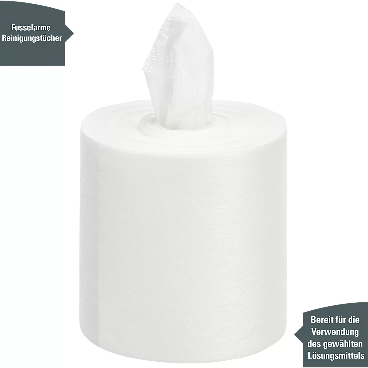 Lingettes Kimberly Clark WypAll® Wettask™ Low Lint, pour produits de nettoyage, absorbantes &amp; résistantes à la déchirure, 6 rouleaux de 120 lingettes, L 305 x l 150 mm, blanc