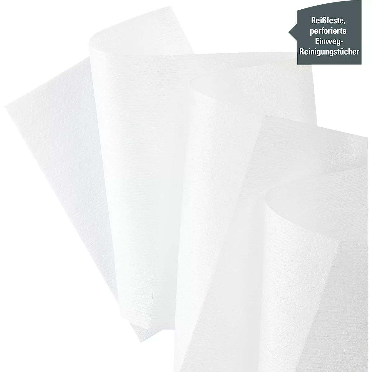 Lingettes Kimberly Clark WypAll® Wettask™ Low Lint, pour produits de nettoyage, absorbantes &amp; résistantes à la déchirure, 6 rouleaux de 120 lingettes, L 305 x l 150 mm, blanc