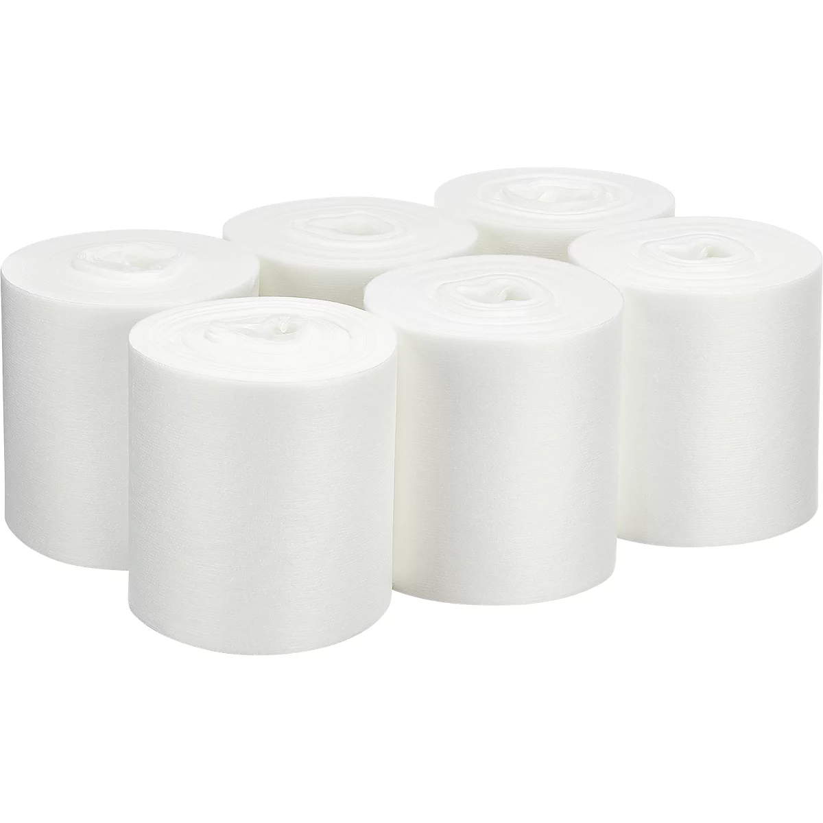 Lingettes Kimberly Clark WypAll® Wettask™ Low Lint, pour produits de nettoyage, absorbantes &amp; résistantes à la déchirure, 6 rouleaux de 120 lingettes, L 305 x l 150 mm, blanc