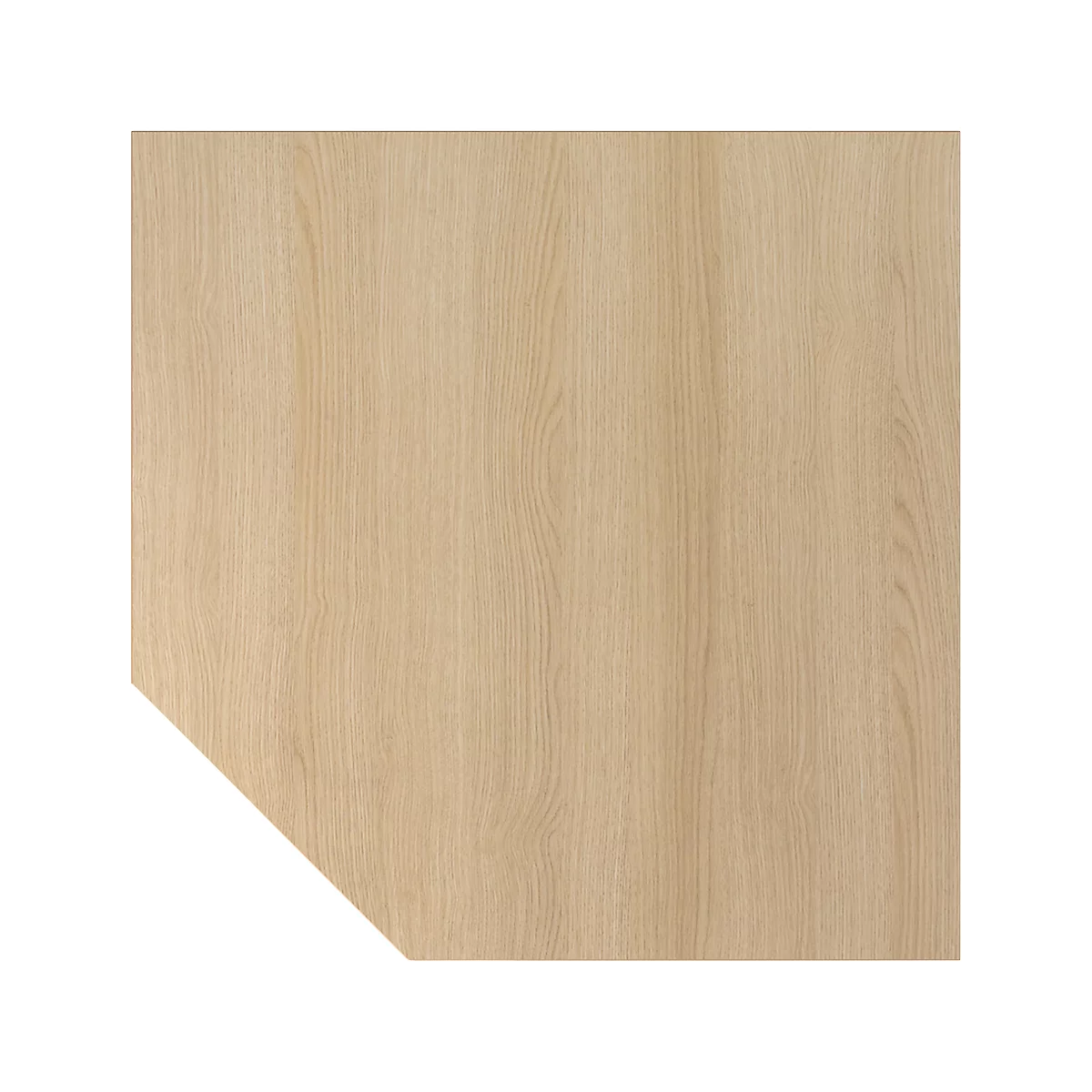 Close-up of a wood grain pattern in light brown.