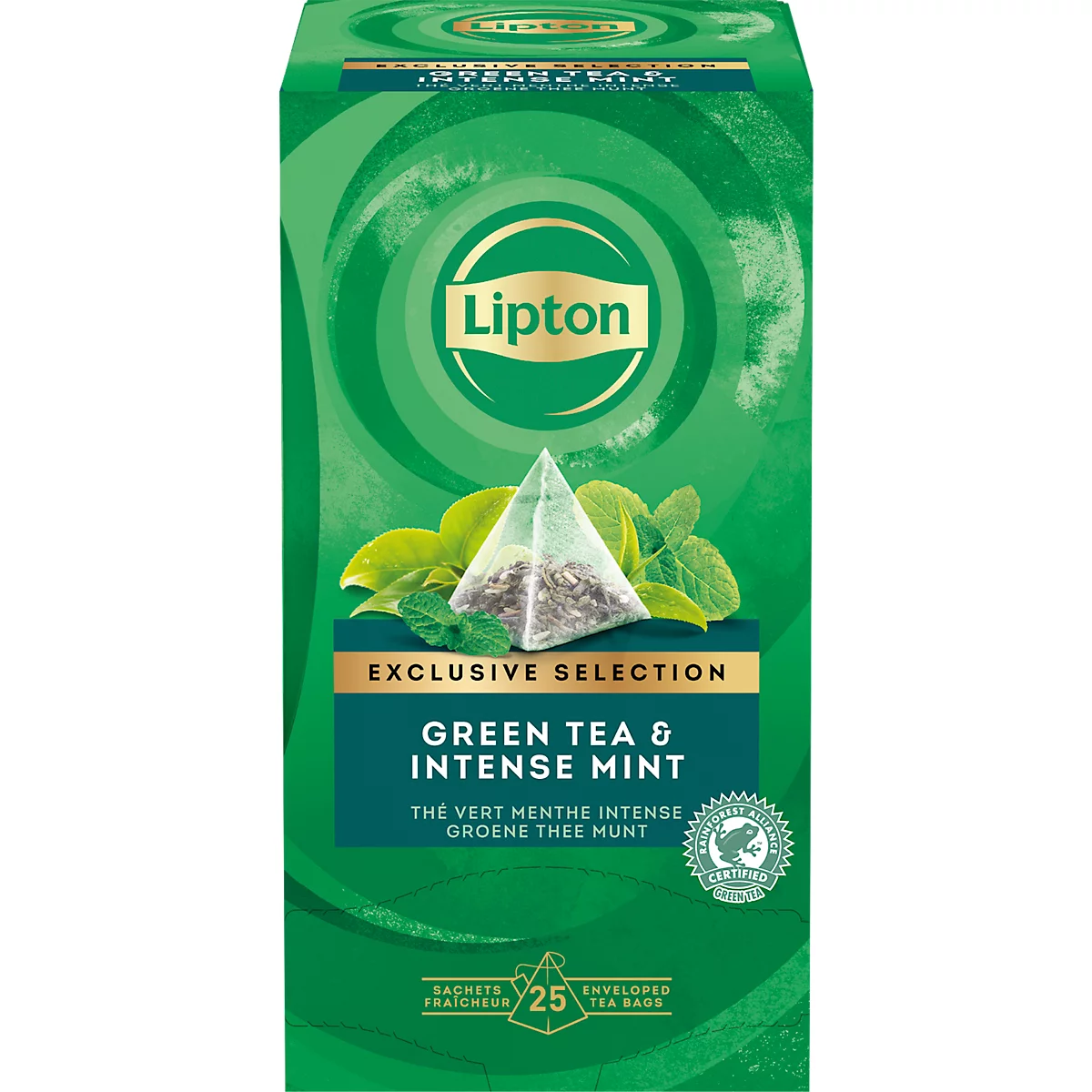 Lipton Exclusive Selection Grüner Tee und intensive Minze ...