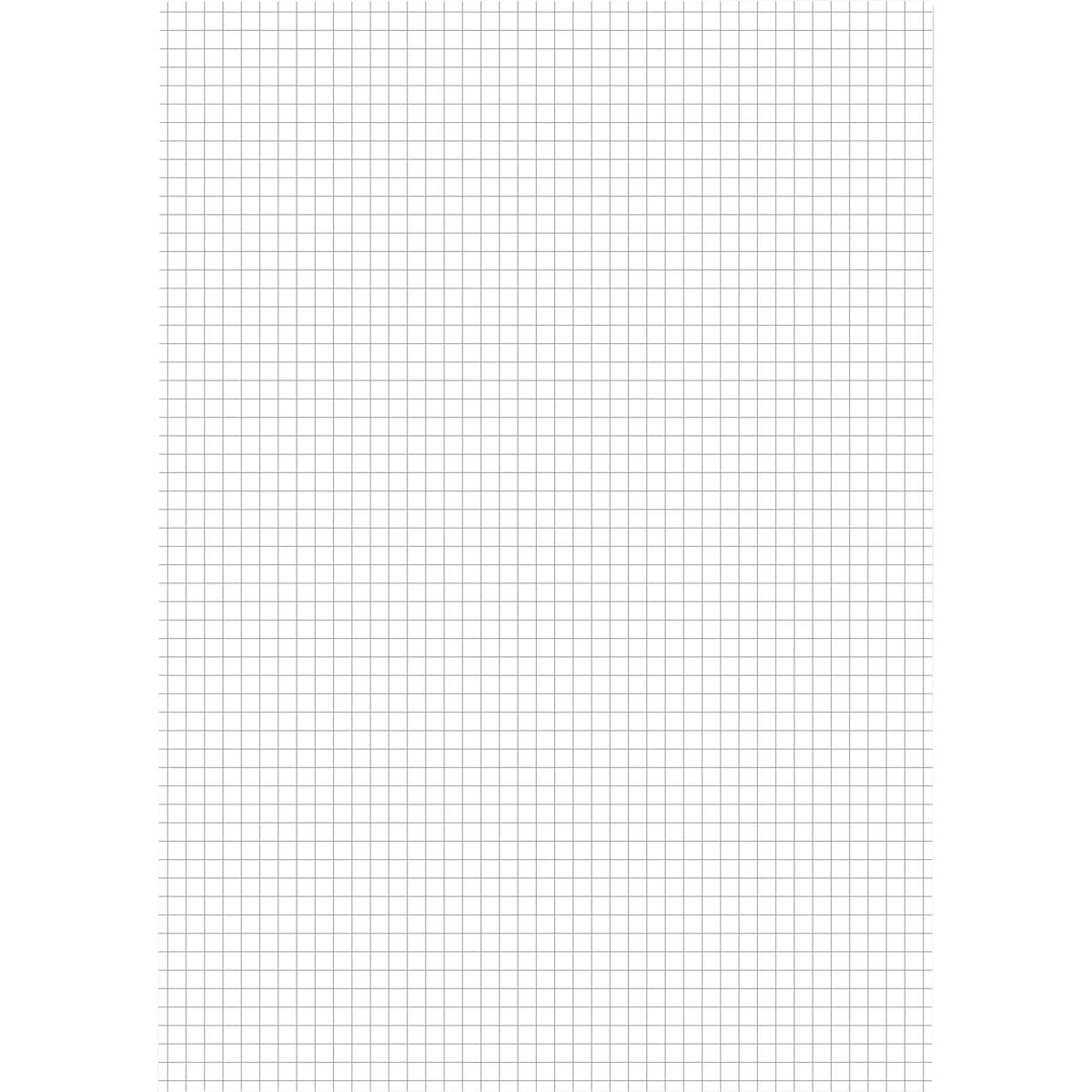 Un papier quadrillé vierge, composé d'une grille de fines lignes grises formant des carrés.