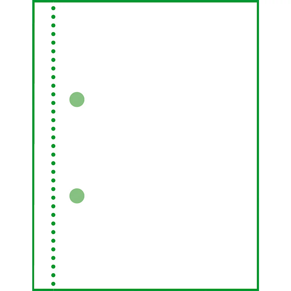 Livre de comptes lignes standard pour impression 300 KG429 sigel®, format A4 portrait, 2 x 50 feuilles
