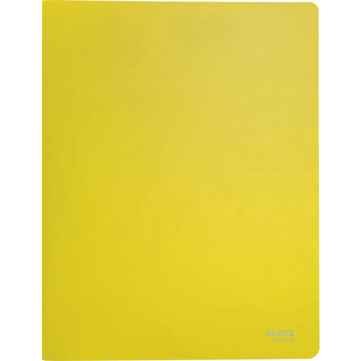 Livret de présentation Leitz® Recycle, A4, 20 pochettes transparentes indélébiles, jusqu'à 2 feuilles/pochette, étiquette au dos, 100 % recyclable, plastique, jaune