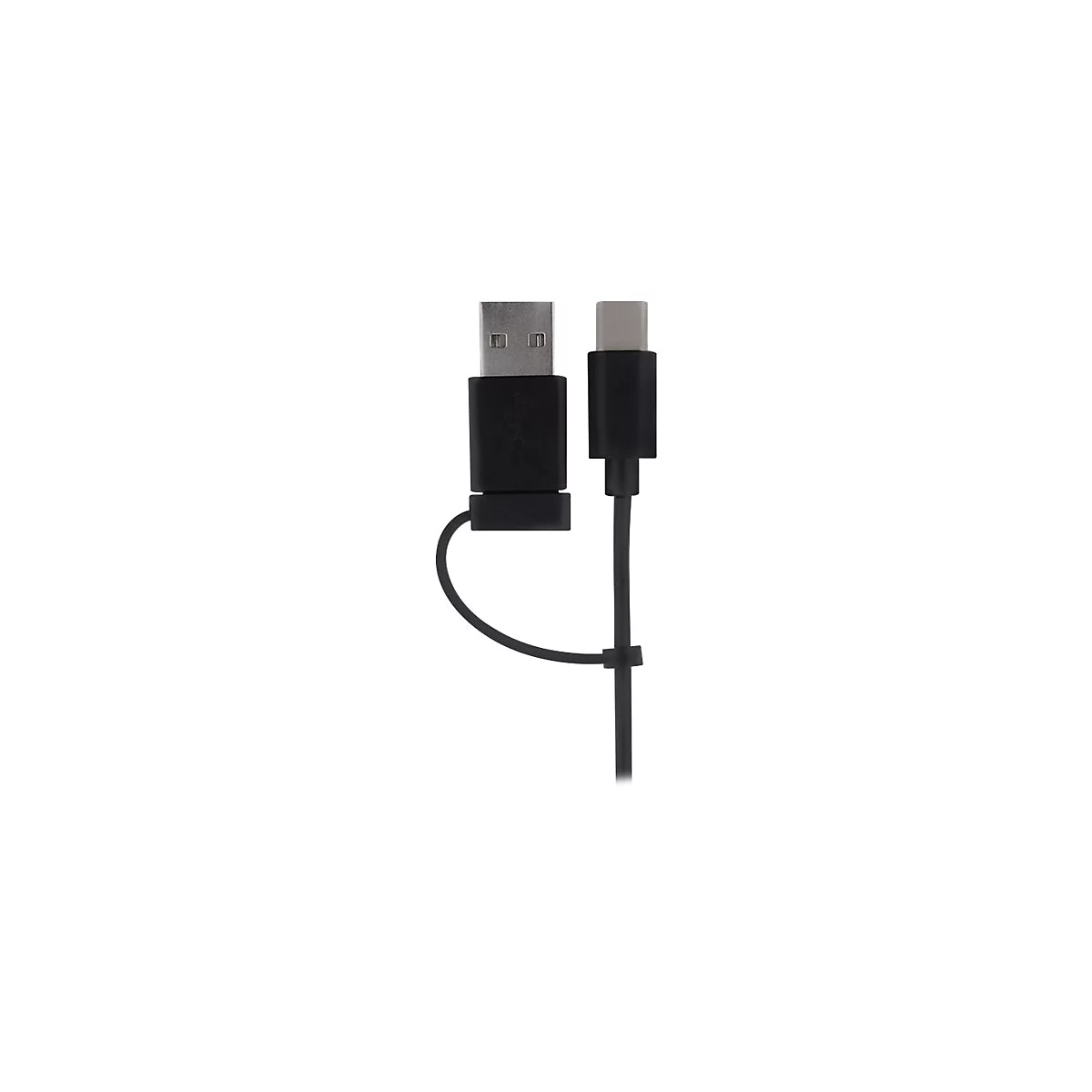 LMP Easy Mouse - Maus - optisch - 2 Tasten - kabelgebunden - USB, USB-C