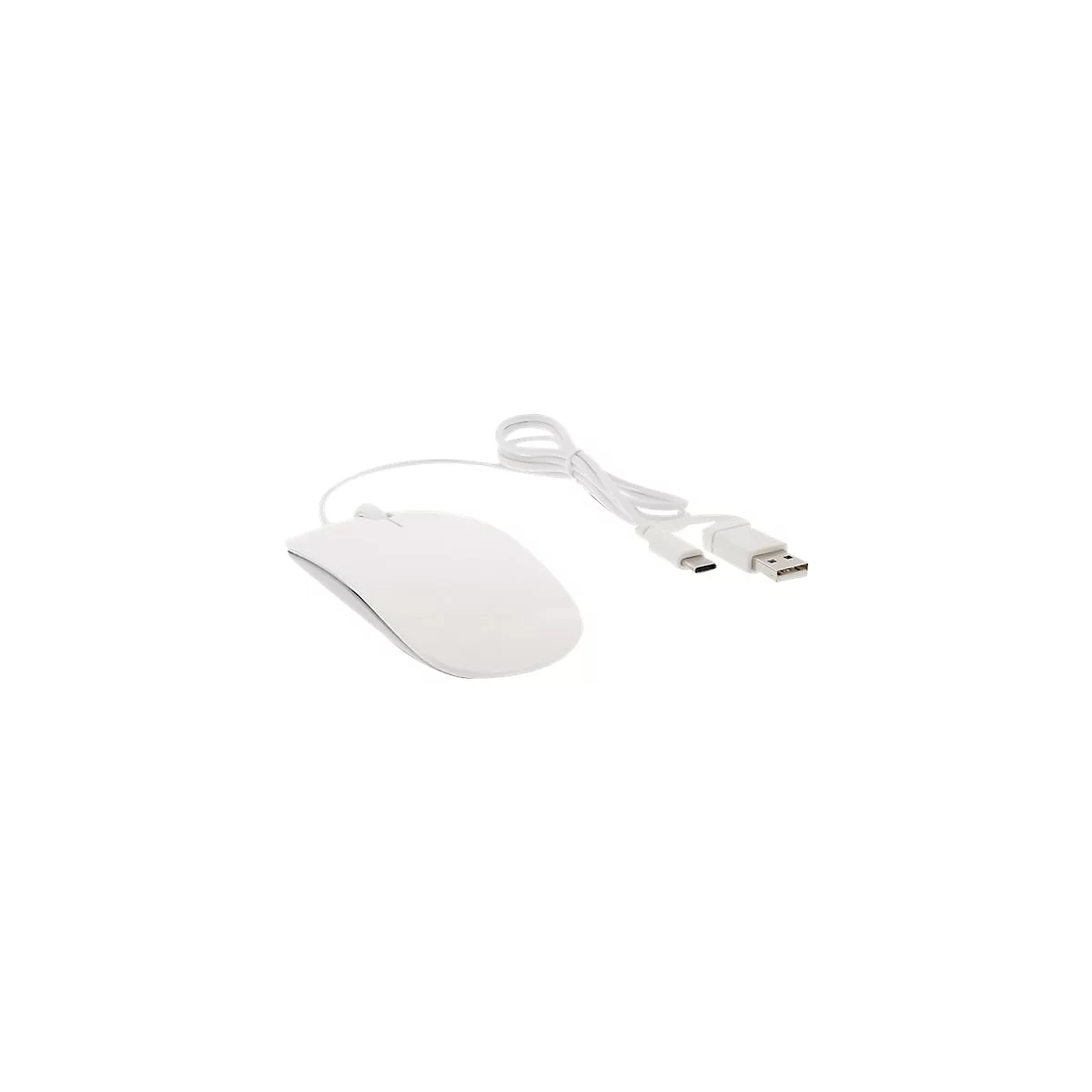 LMP Easy Mouse MS-1657C - Maus - optisch - 2 Tasten - kabelgebunden - USB, USB-C