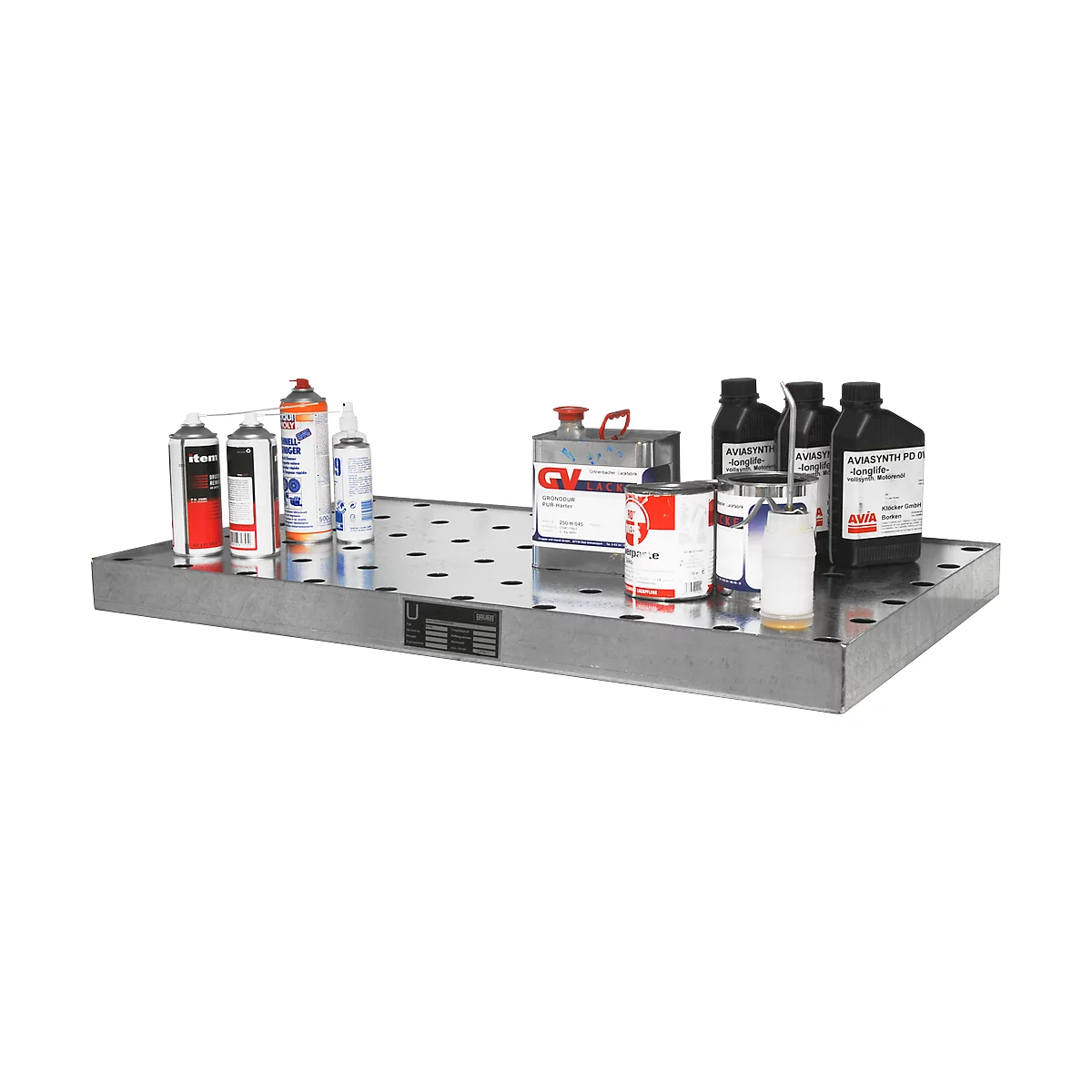 Lochblech-Rost für Kleingebindewanne für Typ KGW, 940 x 470 x 60 mm