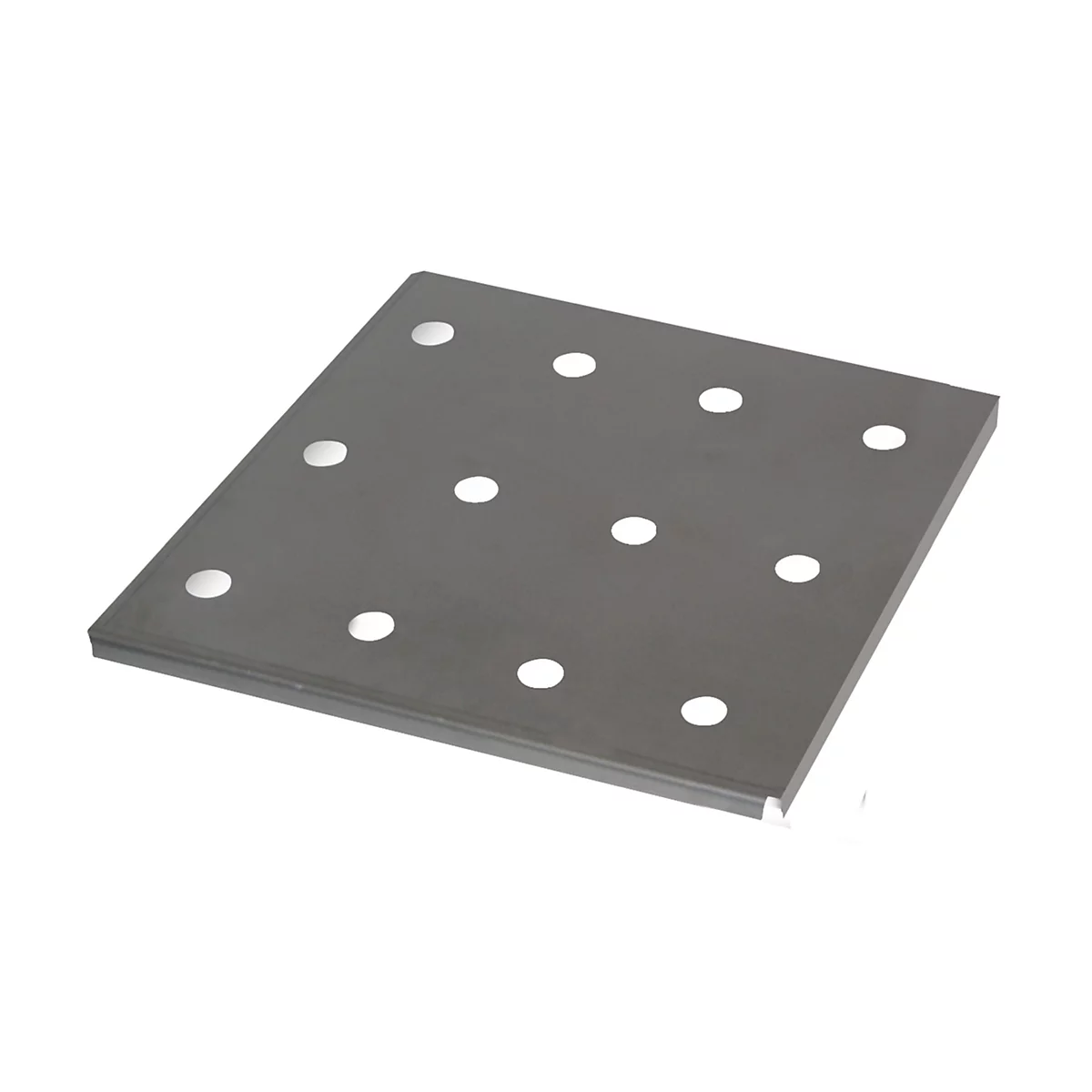 Lochblecheinsatz Standard für asecos Sicherheitsschränke der UB90 Serie, Edelstahl 1.4016, B 417 x T 364 x H 9 mm, bis 75 kg