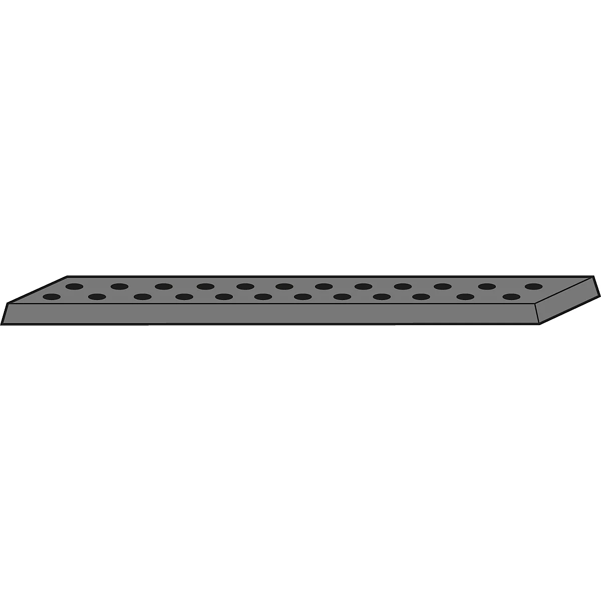 Lochblecheinsatz Standard für asecos Sicherheitsschränke der UB90 und UB30 Serie, Edelstahl 1.4016, B 925 x T 436 x H 9 mm, bis 75 kg