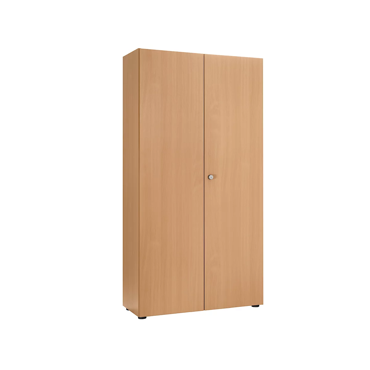 Locker 2-deurs, zonder akoestisch front, B 1000 x D 450 x H 2300 mm, beukendecor