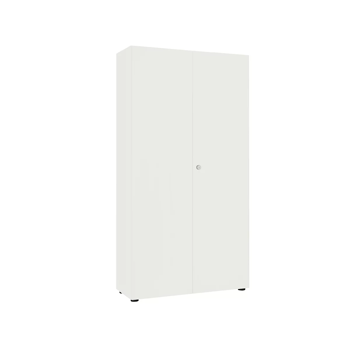 Locker 2-deurs, zonder akoestisch front, B 1000 x D 450 x H 2300 mm, wit