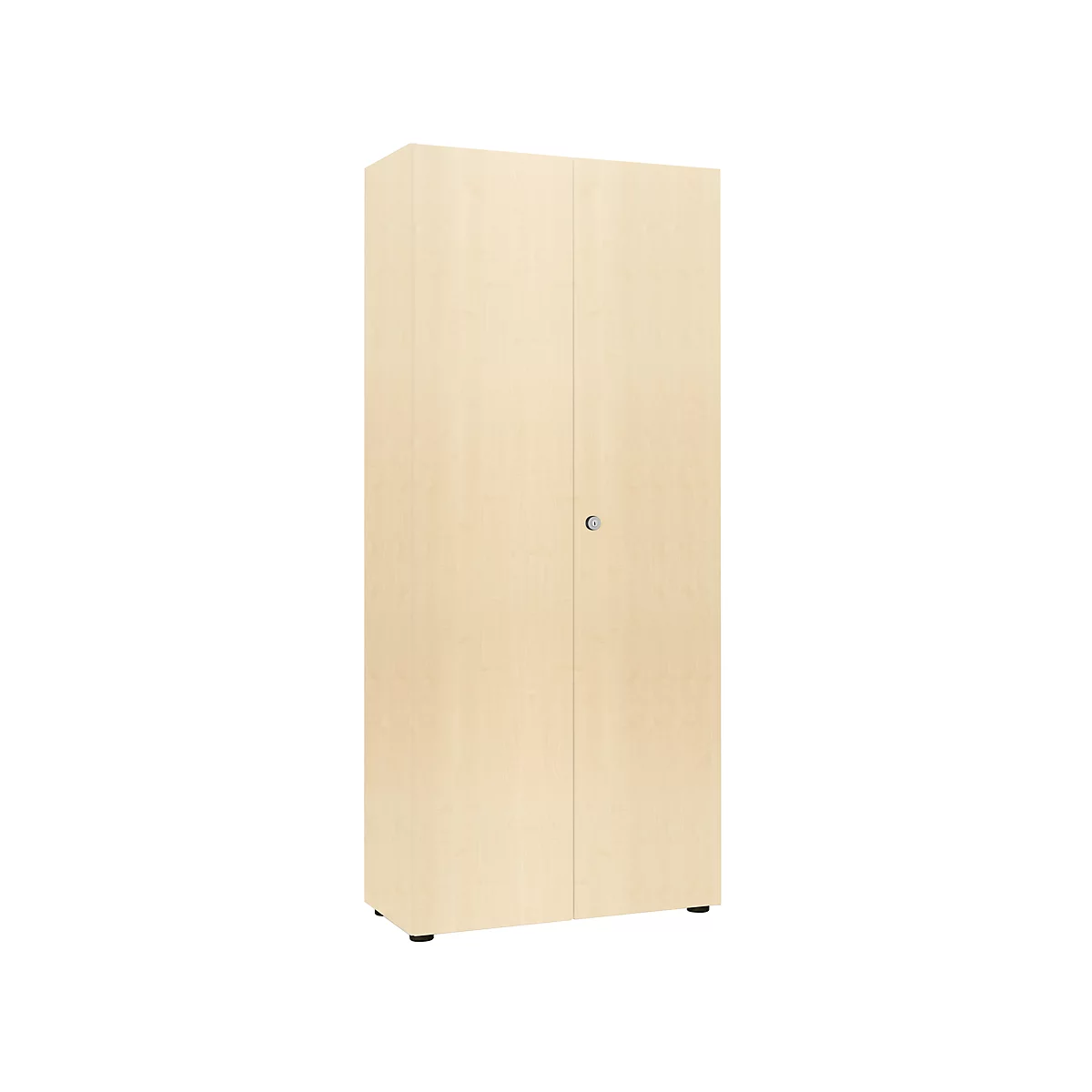 Locker 2-deurs, zonder akoestisch front, B 800 x D 450 x H 2300 mm, ahorndecor