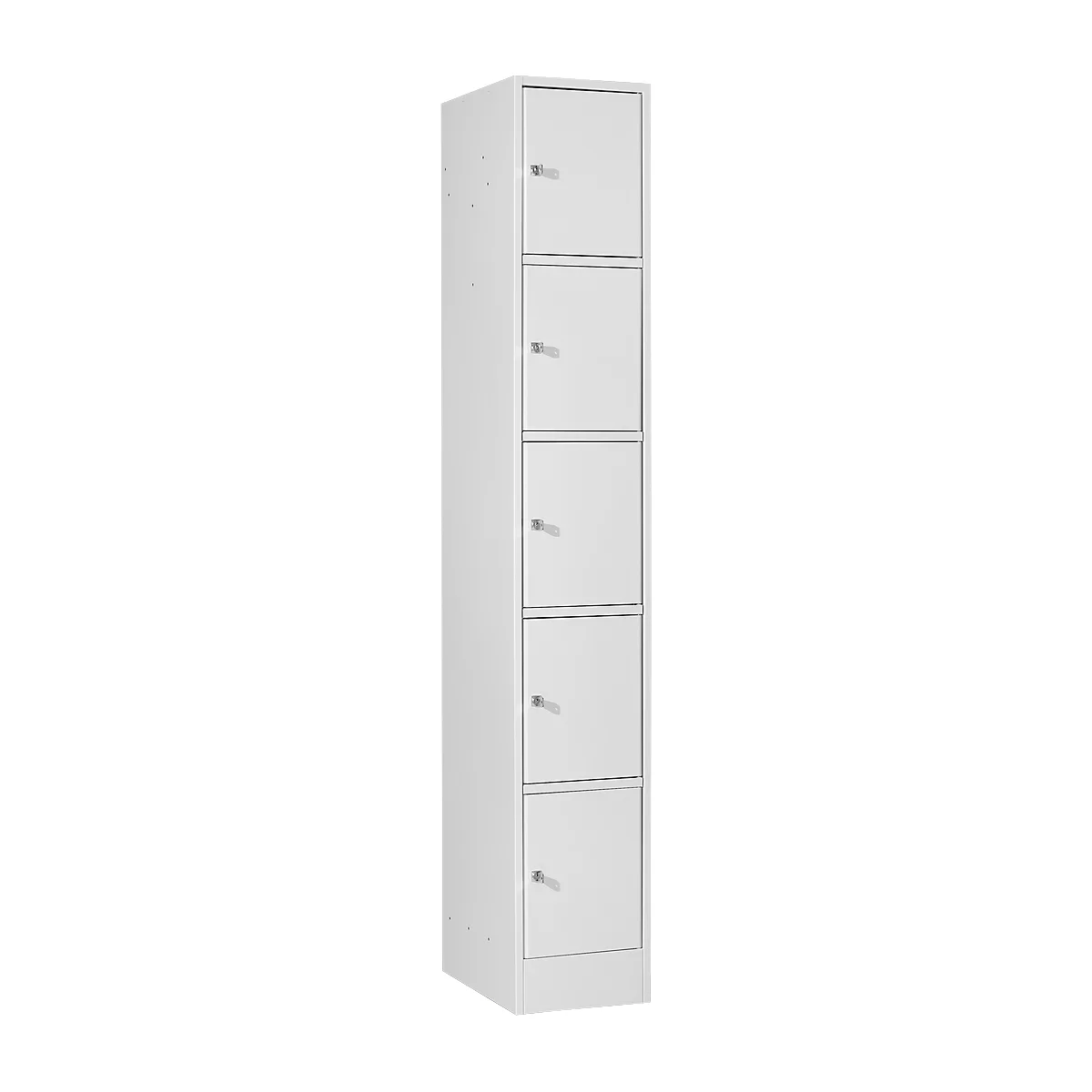 Lockerzuil, met cilinderslot, lichtgrijs/lichtgrijs