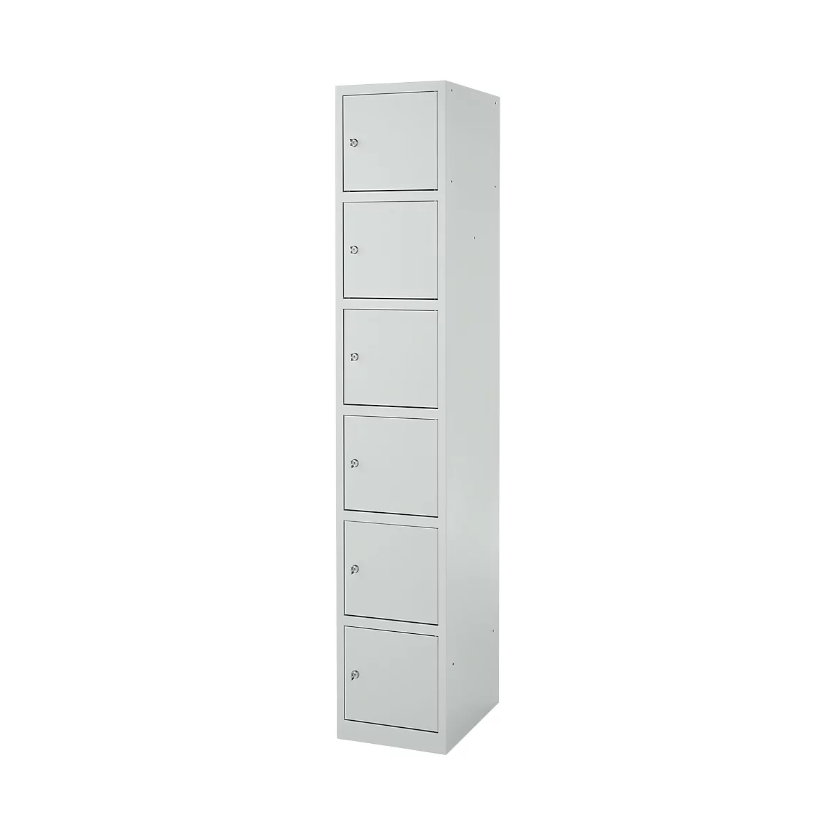 Lockerzuil, met cilinderslot, lichtgrijs/lichtgrijs