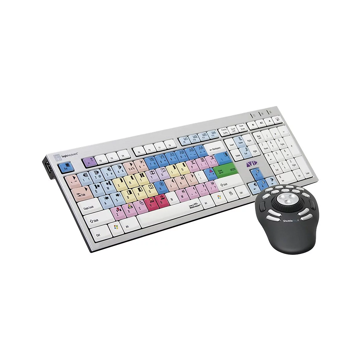 LogicKeyboard Avid Media Composer Slim Line - Tastatur - USB - Deutsch