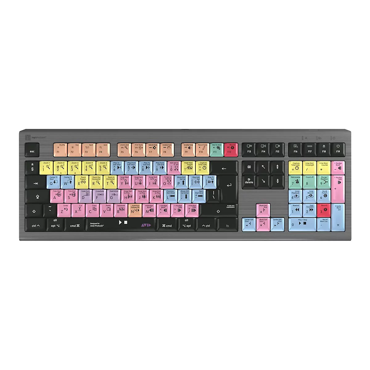 LogicKeyboard Avid Pro Tools ASTRA 2 - Tastatur - hintergrundbeleuchtet - USB - QWERTY - GB