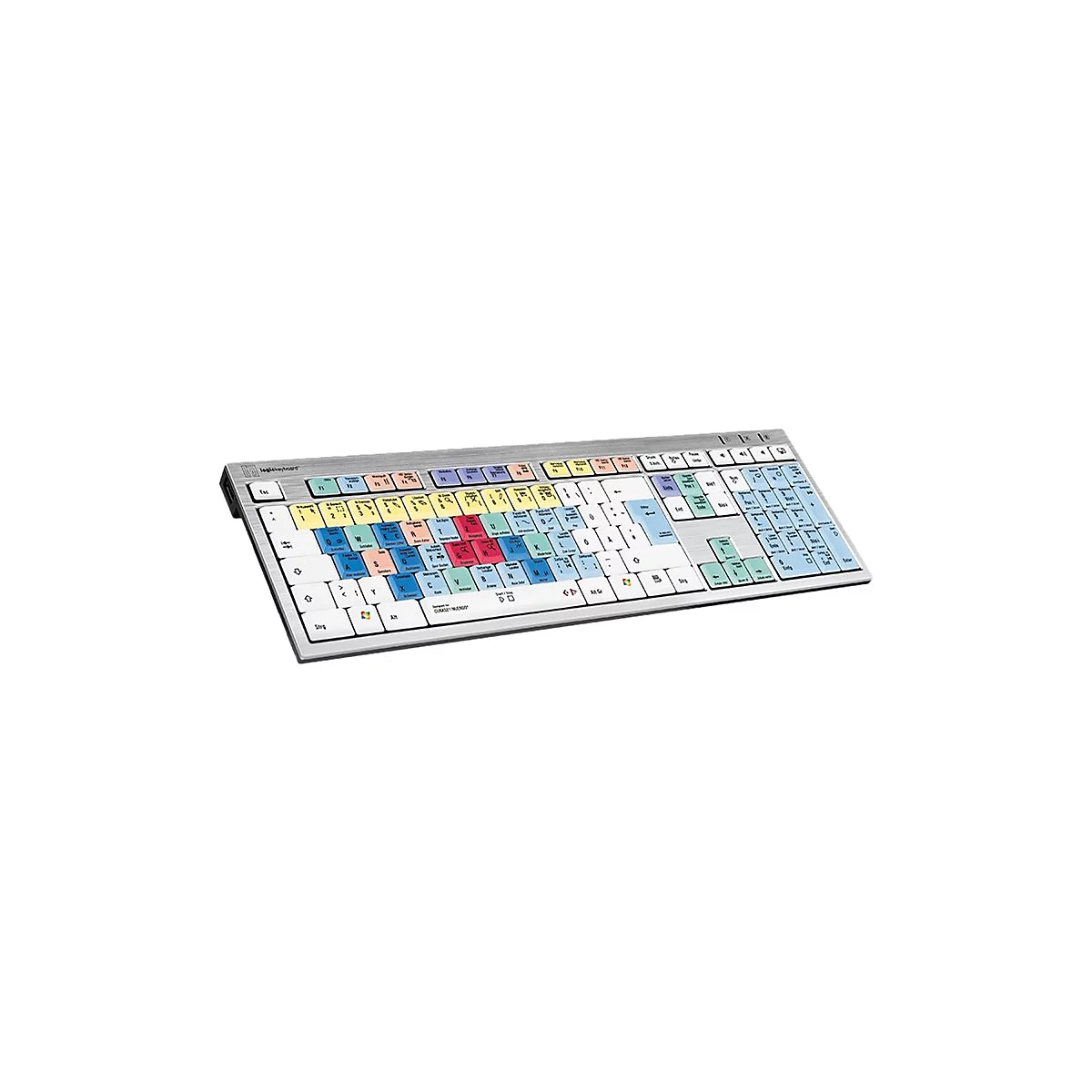 LogicKeyboard Cubase / Nuendo Slim Line - Tastatur - USB - QWERTZ - Deutsch - Tastenschalter: Scissor-Key