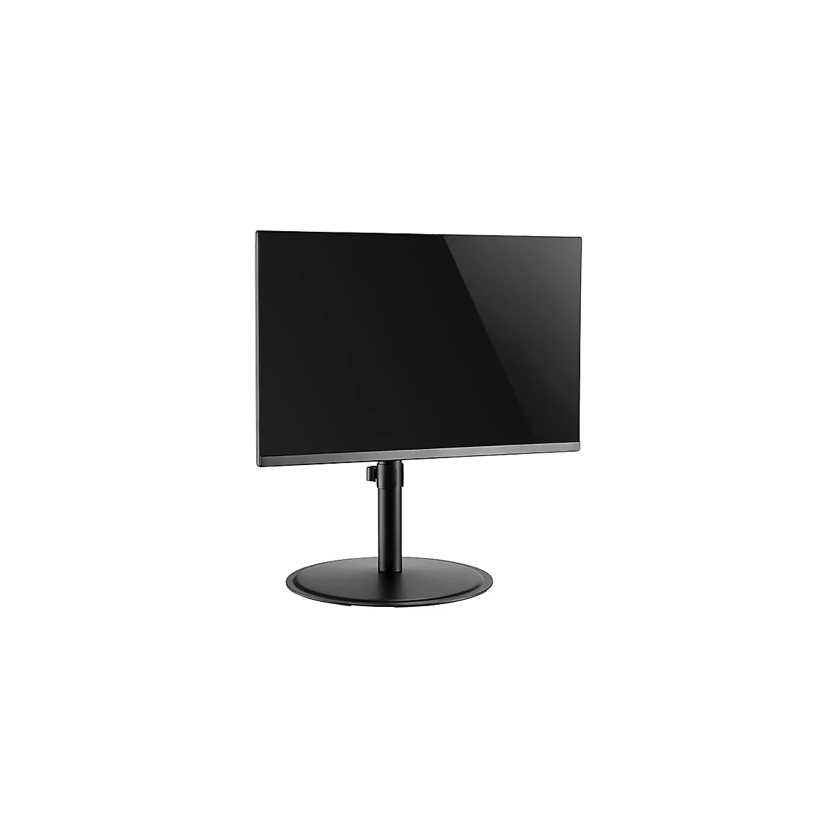 LogiLink - Aufstellung - neigbar - für Monitor / Curved-Monitor - Stahl, Kunststoff - Schwarz