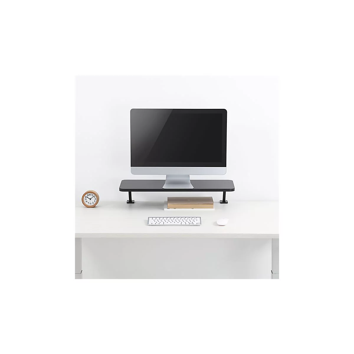 LogiLink - Aufstellung - Riser - für Monitor - 650 mm lang - Stahl, Graukarton, Kunststoff