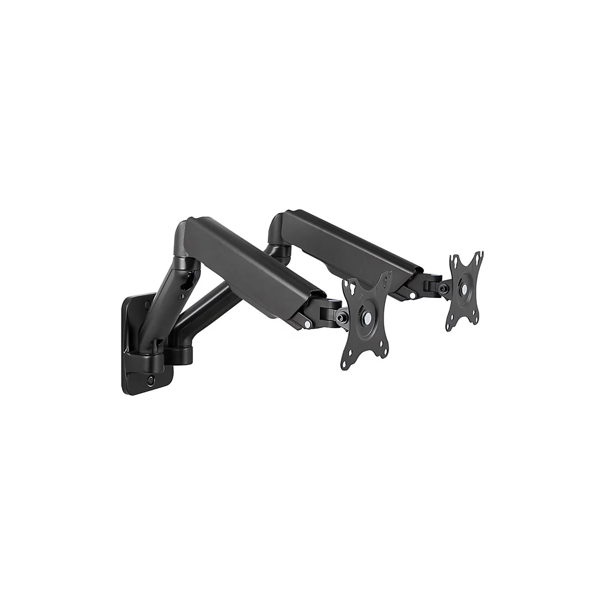 LogiLink - Befestigungskit - Gasfeder - für 2 LCD-/Plasma-Konsolen - Kunststoff, Stahl, Aluminium - Schwarz