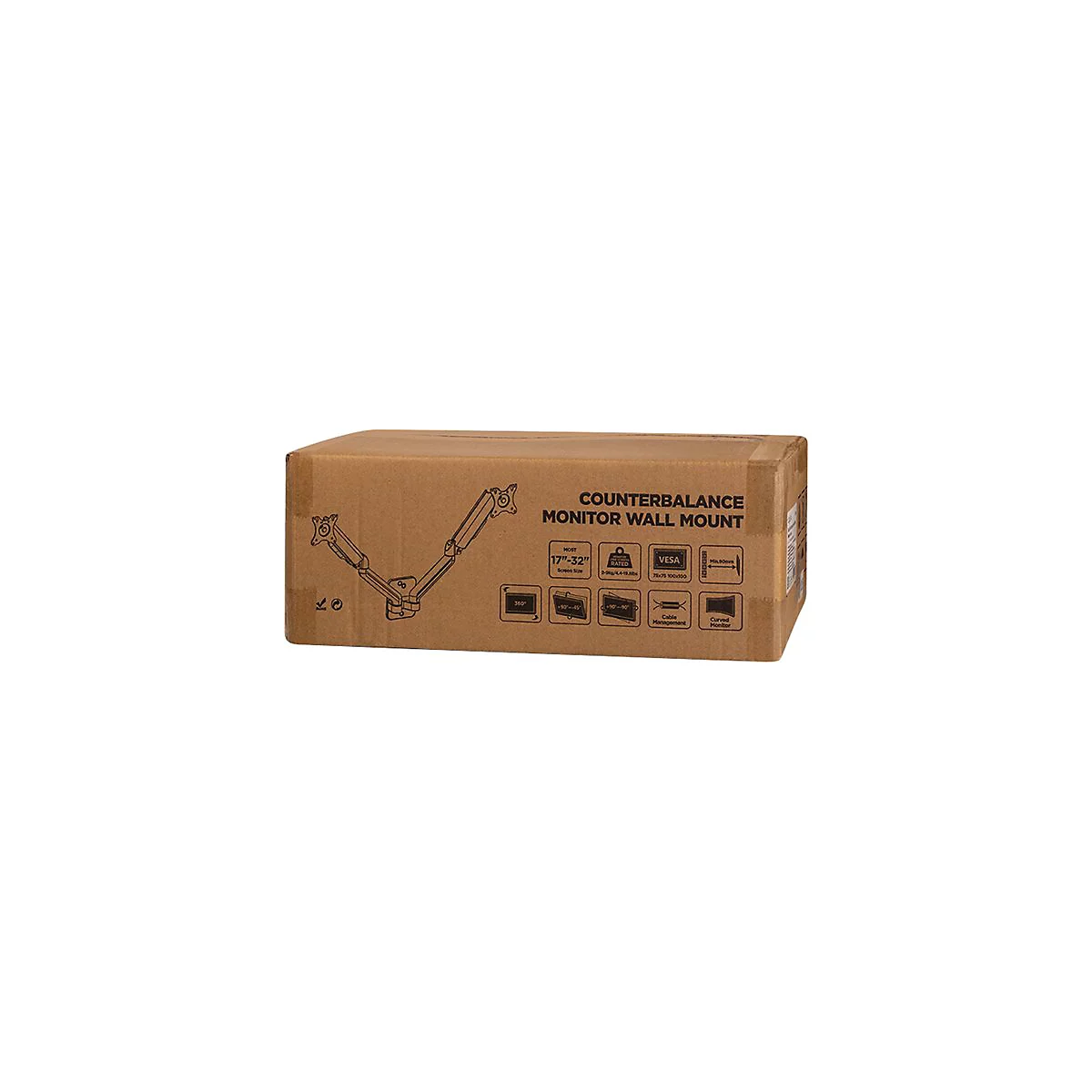 LogiLink - Befestigungskit - Gasfeder - für 2 LCD-/Plasma-Konsolen - Kunststoff, Stahl, Aluminium - Schwarz