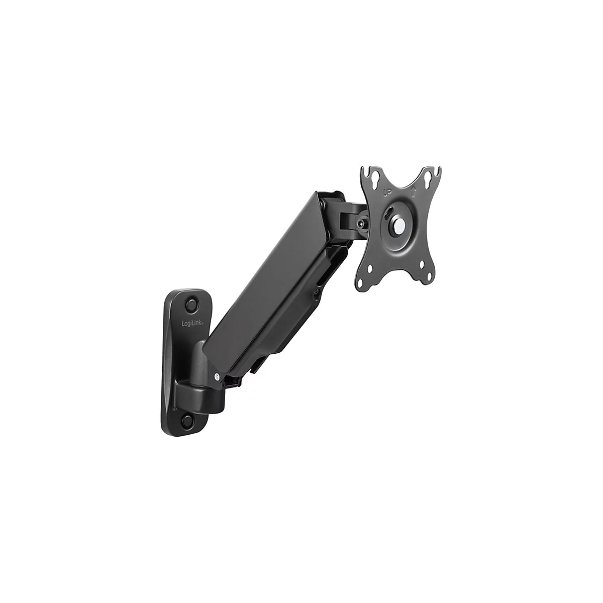 LogiLink - Befestigungskit - Gasfeder - für Flachbildschirm - Kunststoff, Stahl, Aluminium - Schwarz