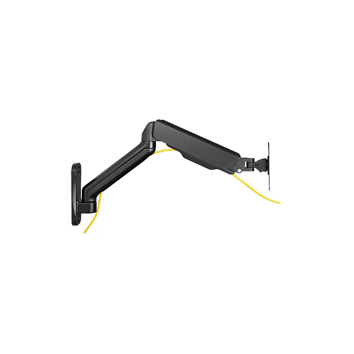 LogiLink - Befestigungskit (Wandmontage) - Gasfeder - für Monitor / Curved-Monitor - Kunststoff, Stahl, Aluminium - Schwarz