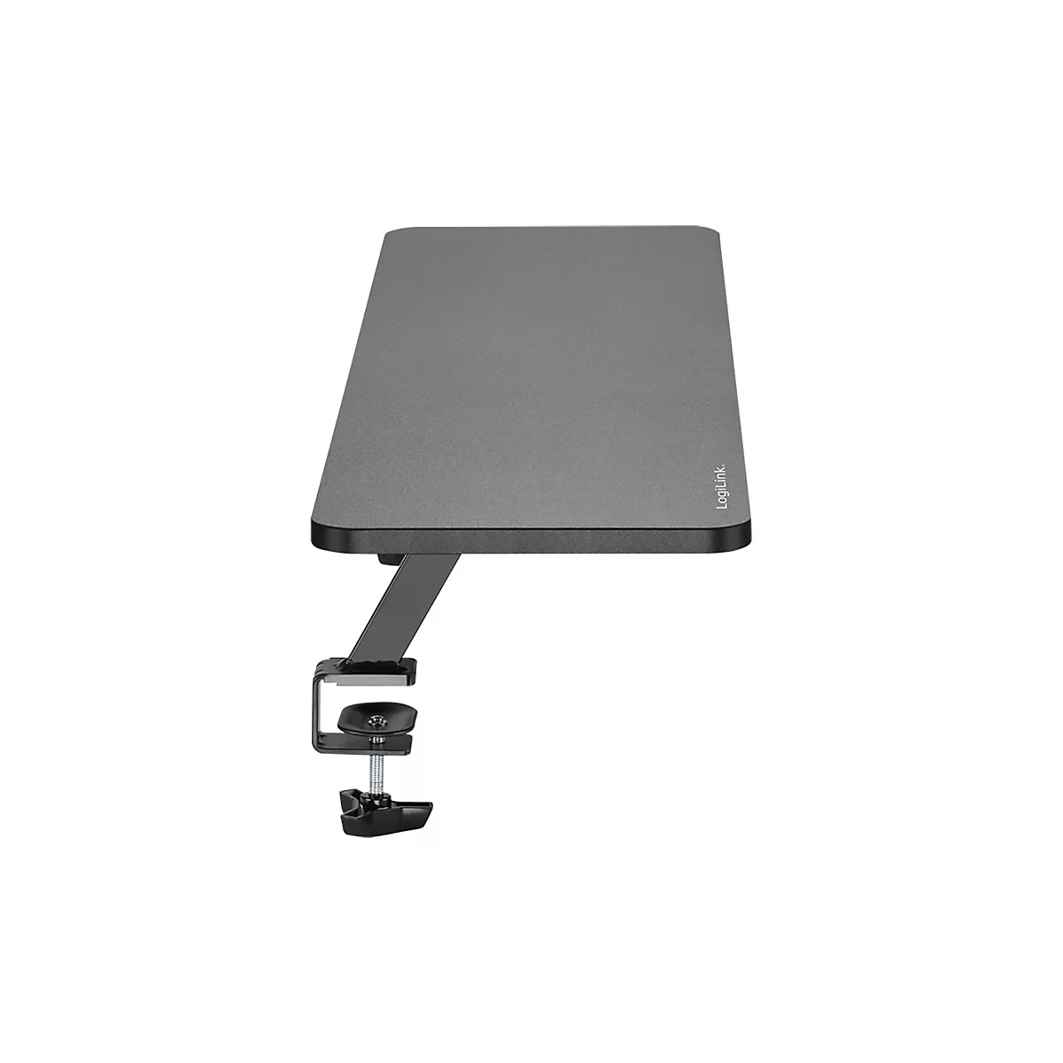 LogiLink - Bildschirmständer - 1.000 mm lang, für 13 - 32' Monitore - Tisch montierbar - Schwarz