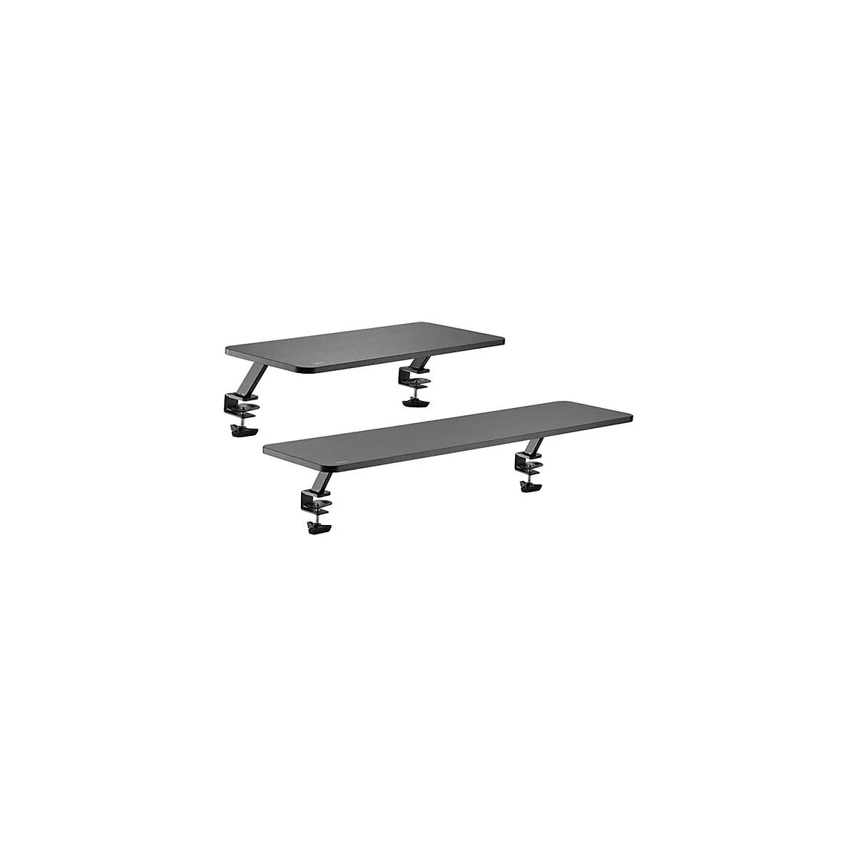 LogiLink - Bildschirmständer - 1.000 mm lang, für 13 - 32' Monitore - Tisch montierbar - Schwarz