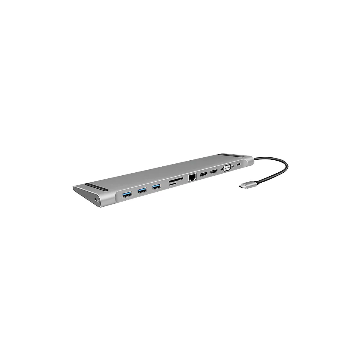 LogiLink - Dockingstation - USB-C 3.2 Gen 1 - 2 x HDMI, VGA - 1GbE