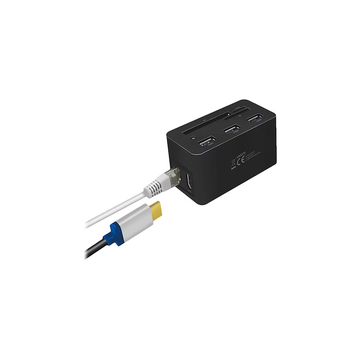 LogiLink - Dockingstation - USB-C 3.2 Gen 1 - HDMI - 1GbE