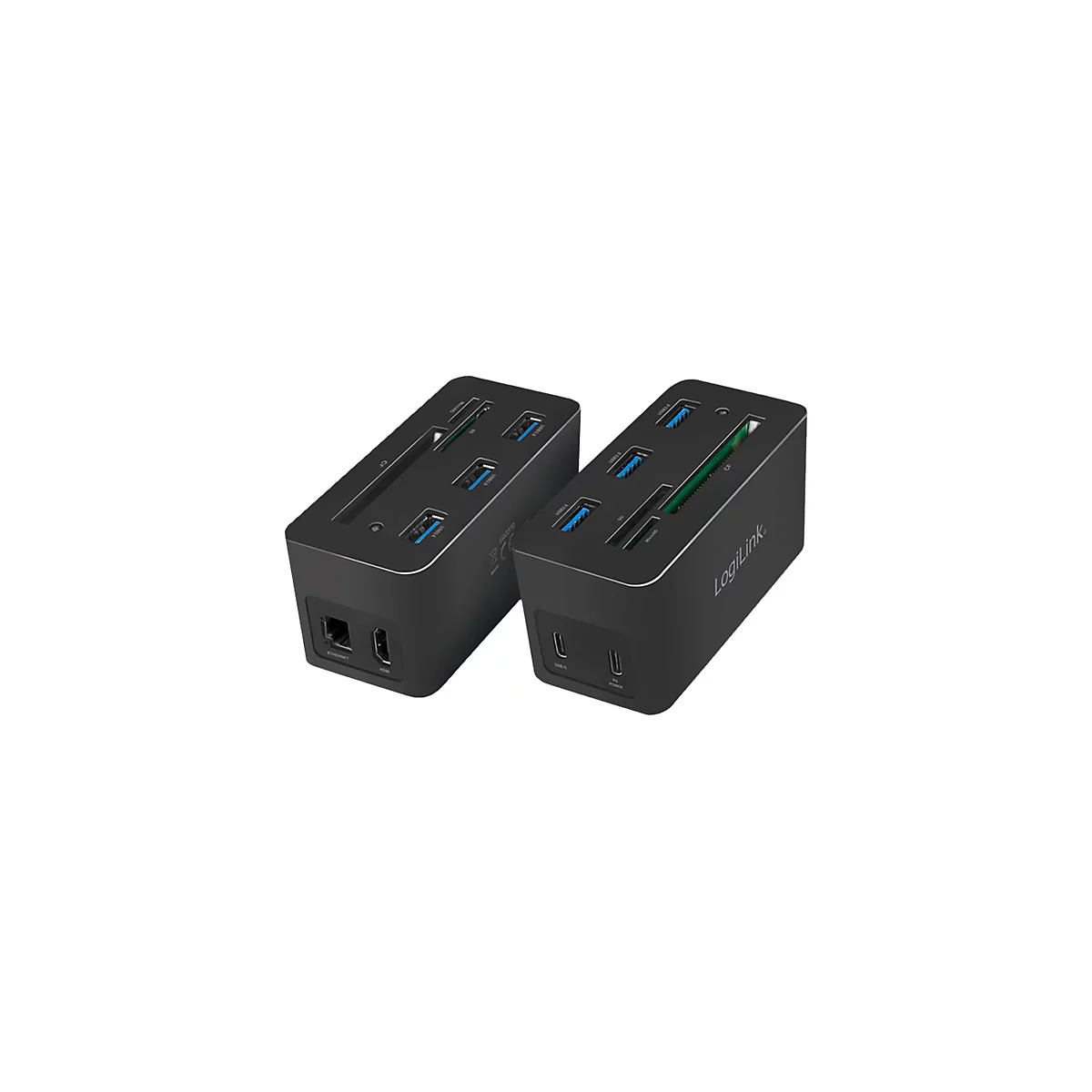 LogiLink - Dockingstation - USB-C 3.2 Gen 1 - HDMI - 1GbE