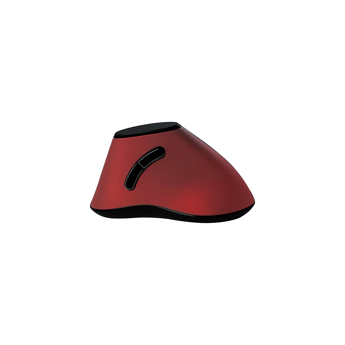 LogiLink Ergonomic Vertical - vertikale Maus - 2.4 GHz - Rot