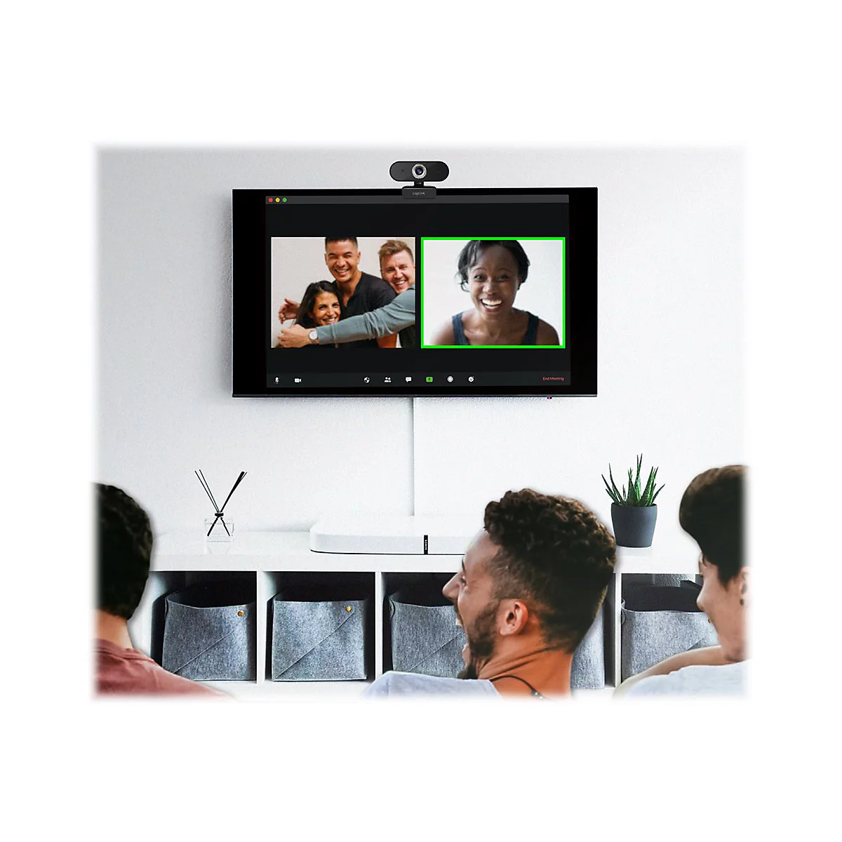 LogiLink HD USB Webcam with Microphone - Webcam