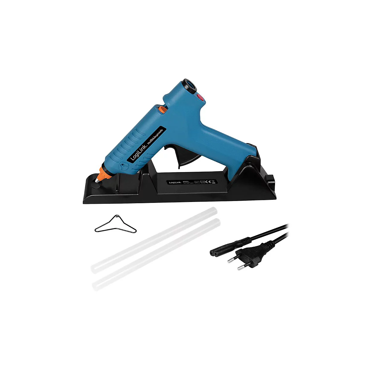 LogiLink - Heißklebepistole - schnurlos - 80 W - 11.2 mm