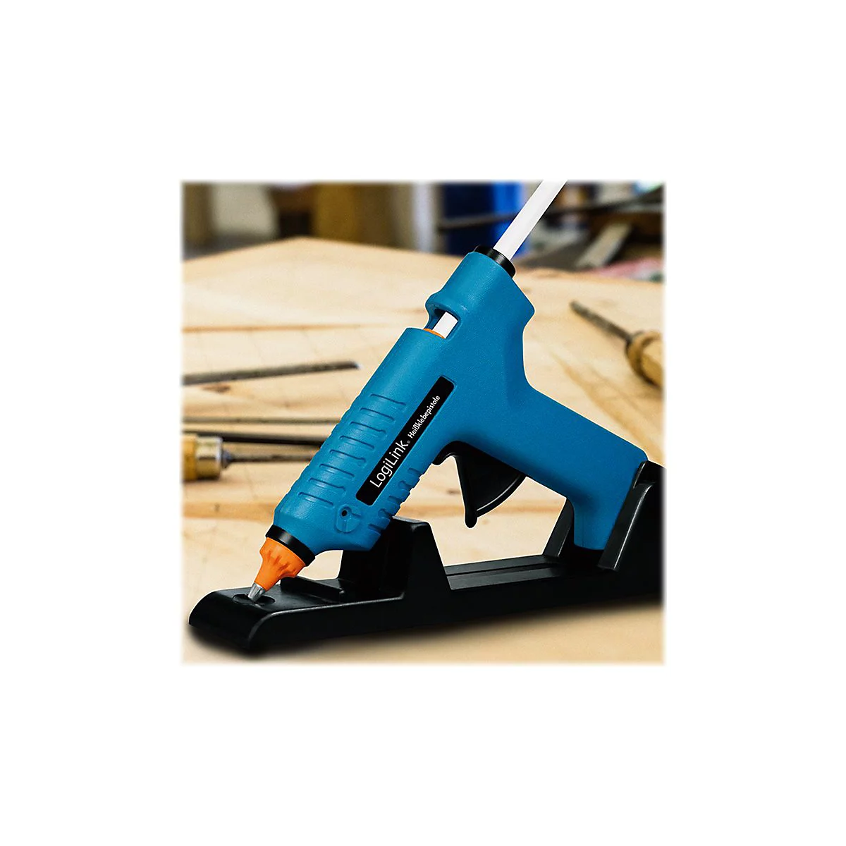 LogiLink - Heißklebepistole - schnurlos - 80 W - 11.2 mm