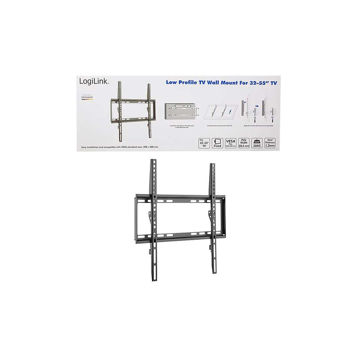 LogiLink - Klammer - für Fernseher und Monitor