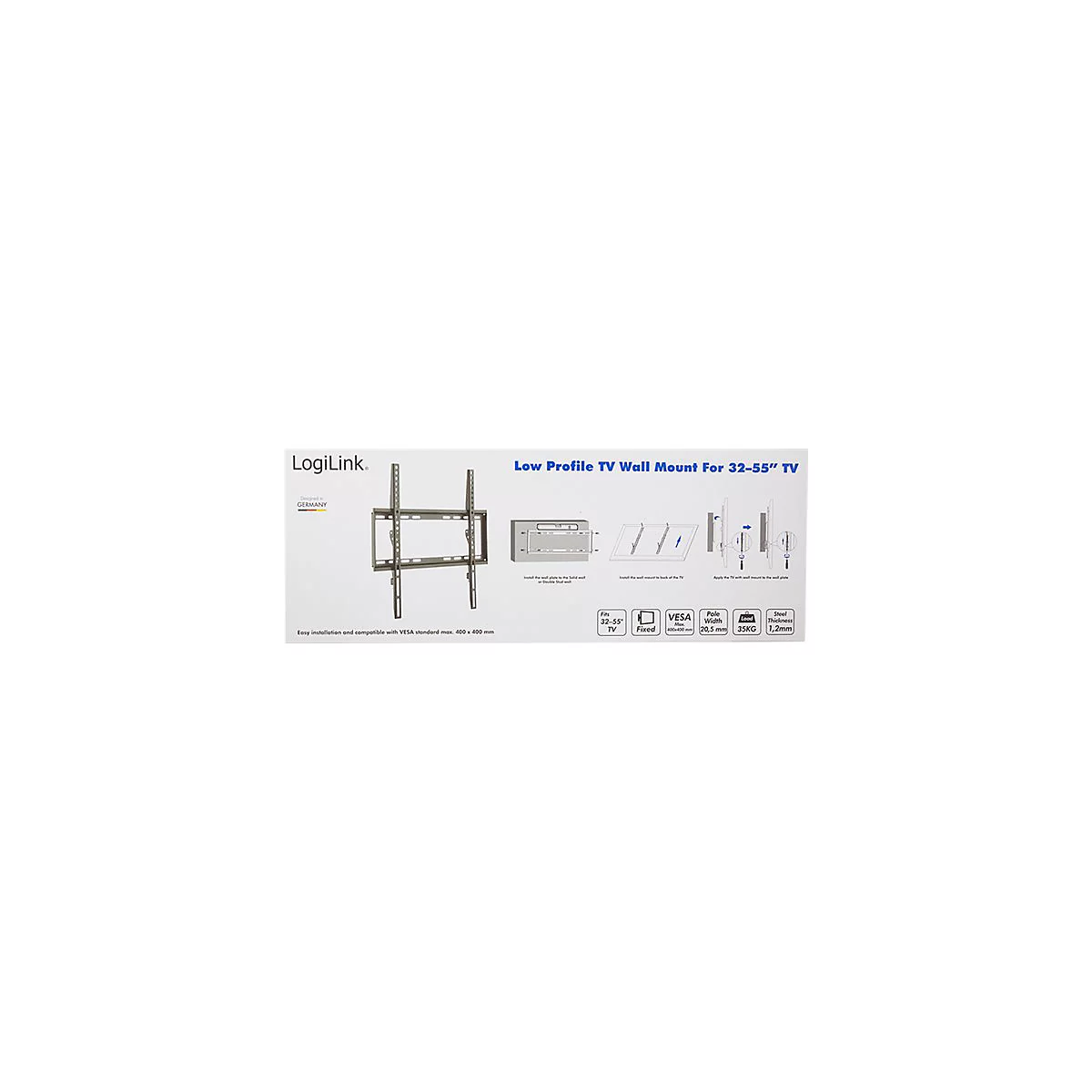 LogiLink - Klammer - für Fernseher und Monitor