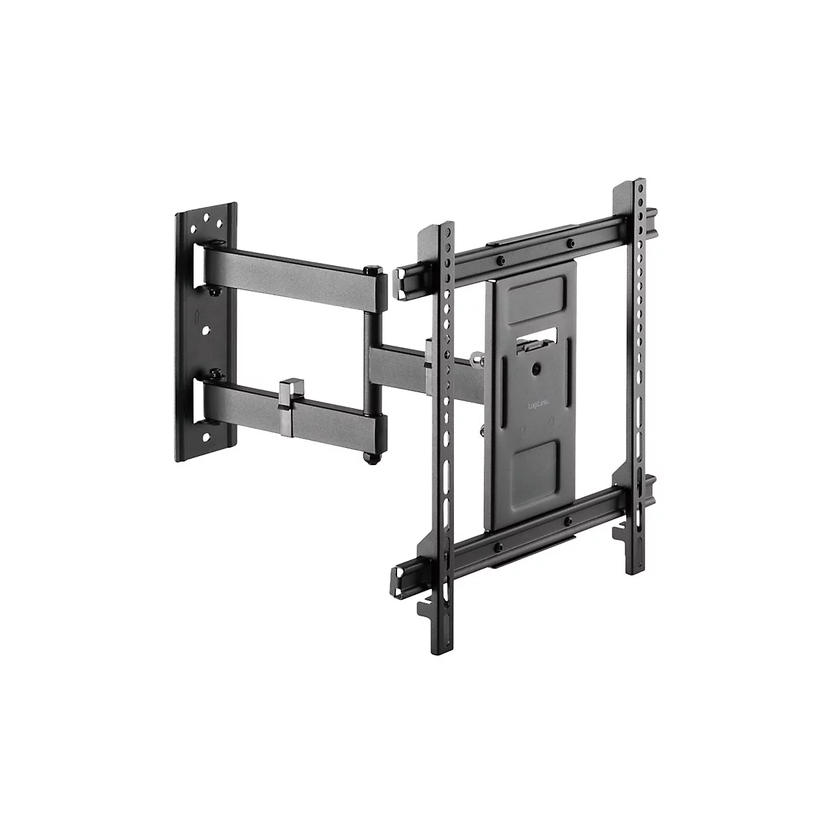 LogiLink - Klammer - full-motion - für LCD-TV / gekrümmter LCD-TV - Schwarz