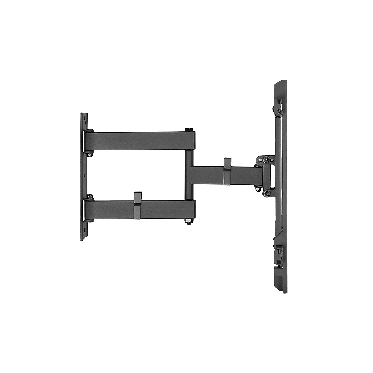 LogiLink - Klammer - full-motion - für LCD-TV / gekrümmter LCD-TV - Schwarz